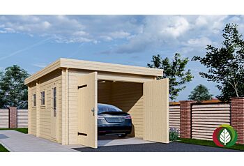 Garage 3755M Interflex 550x375cm plat dak 