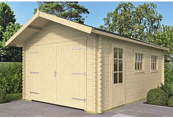 Houten garage Geir 360x537cm Tuindeco