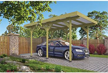 Houten carport enkel 300x500cm