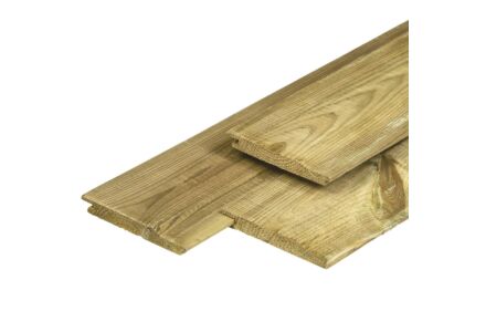 Wanorde Verknald contrast Rabatdelen grenen hout geimpregneerd 1.6x14cm