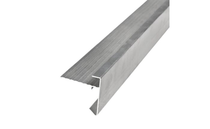 Aluminium daktrim recht 250cm